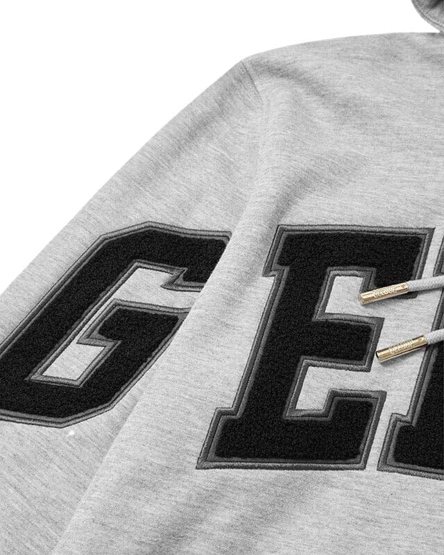Details of Geedup Team Logo Hoodie Grey Marle Black au.sell store