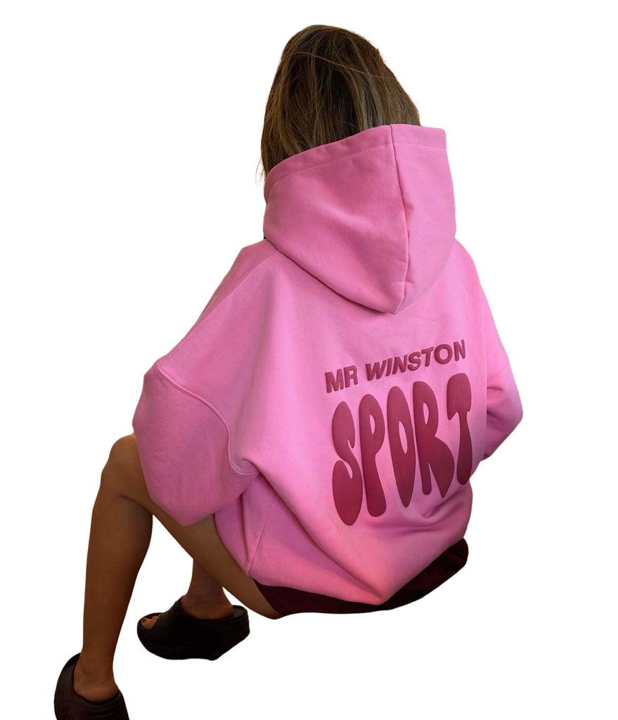 Mr Winston Limited Edition Beverly Pink Puff Hoodie - au.sell store