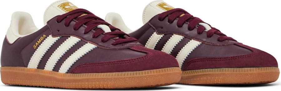 adidas Samba OG "Maroon Gold Metallic" (Women's) - Pay with Afterpay