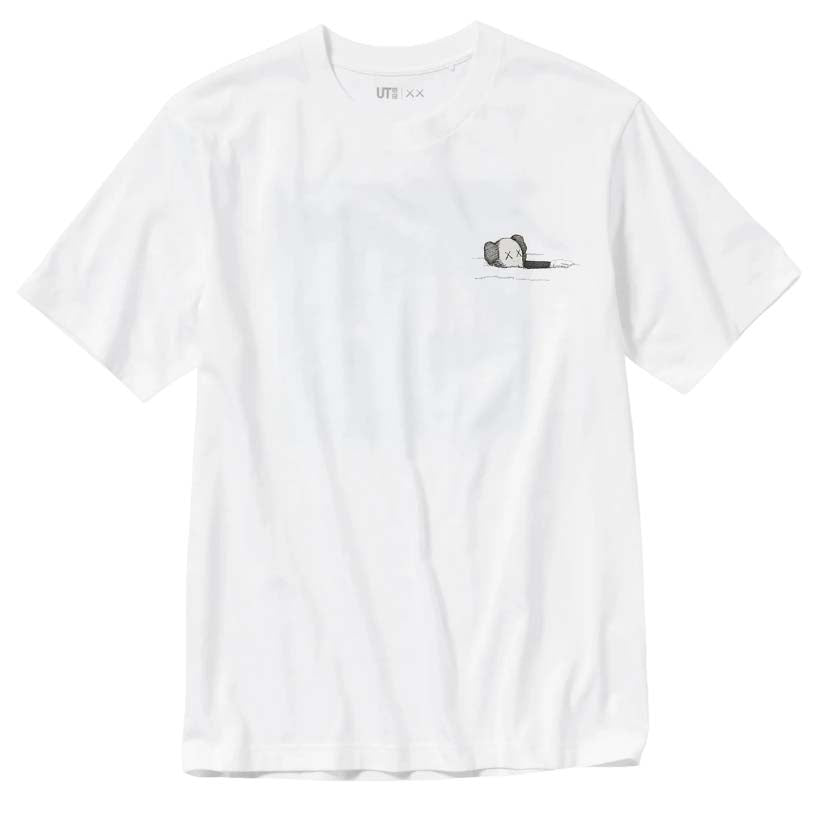 Shop KAWS x Uniqlo UT Short Sleeve Artbook Cover T-Shirt White | au.sell store