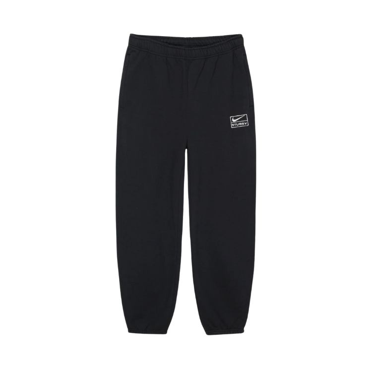 Nike x Stussy Stone Washed Fleece Pant Black (FW23) - Available now at au.sell store