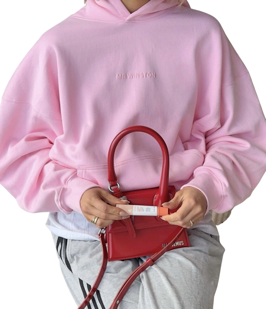 Shop the Mr Winston Baby Pink Puff Hoodie at au.sell store
