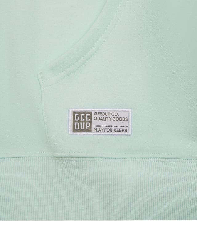 Find the Geedup Team Logo Hoodie Mint Green at au.sell store