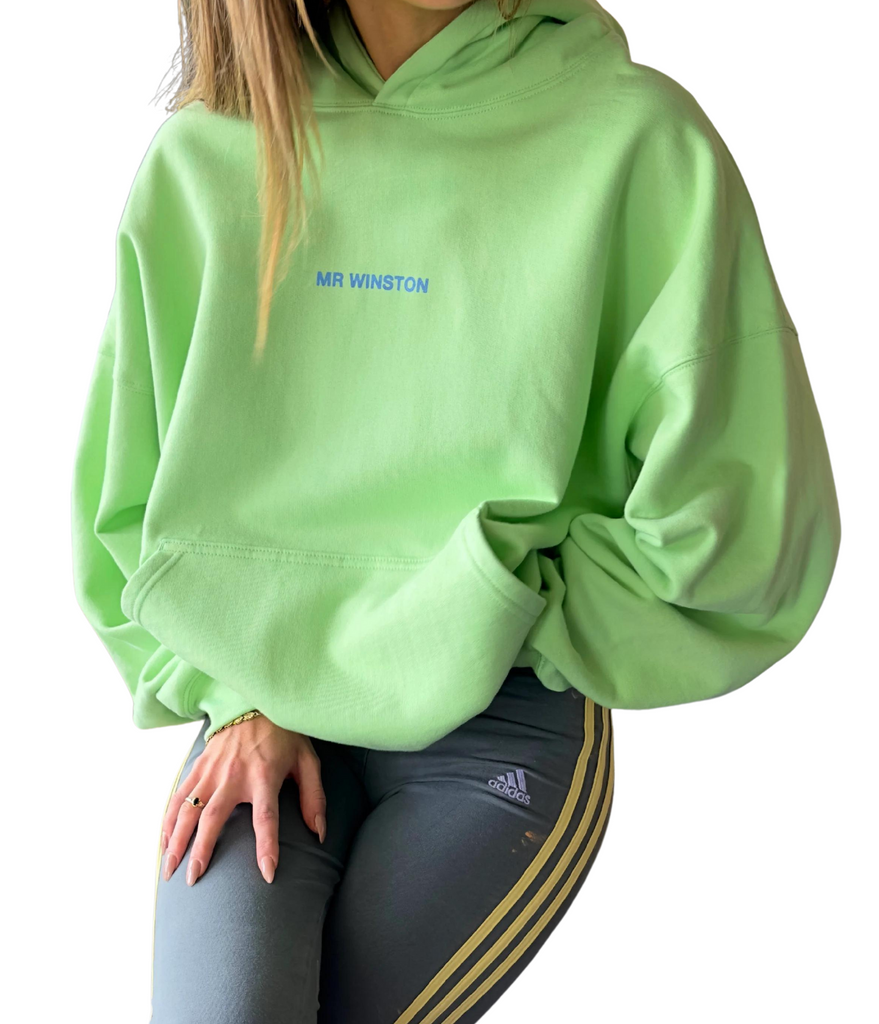 Mr Winston Bright Lime Puff Hoodie - Shop with free shipping in Australia here