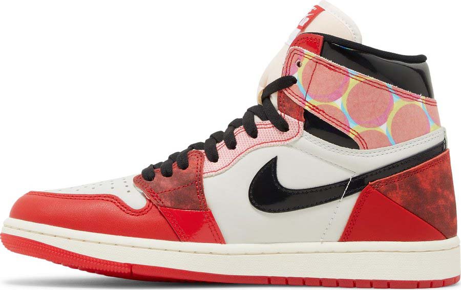 Side View of Nike Air Jordan 1 High OG "Spider-Man Across the Spider-Verse" au.sell store