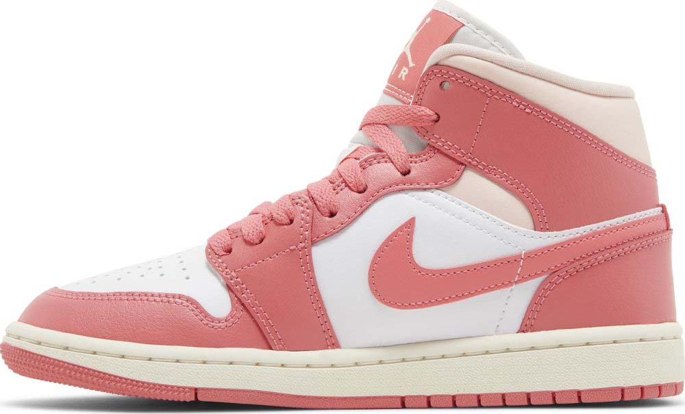 Side View Nike Air Jordan 1 Mid "Strawberries and Cream" (Women's) au.sell store