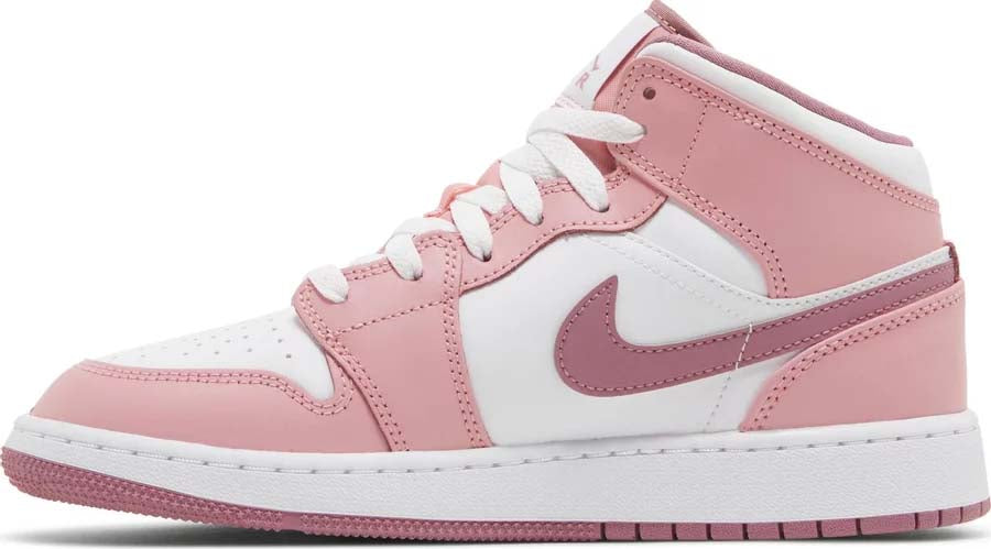 Side View Nike Air Jordan 1 Mid "Valentine's Day" (GS) au.sell