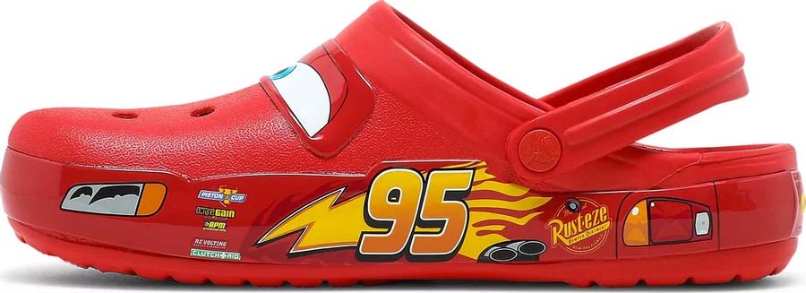 Free Express Shipping Australia Wide - Crocs Classic Clog x Lightning McQueen - au.sell store