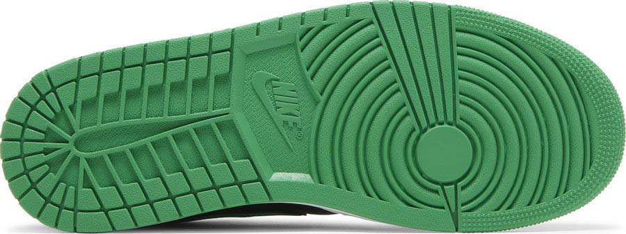 Soles of Nike Air Jordan 1 Low "Lucky Green" au.sell