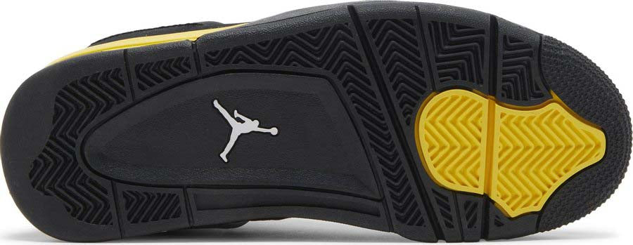 Soles of Nike Air Jordan 4 "Thunder" (GS) au.sell