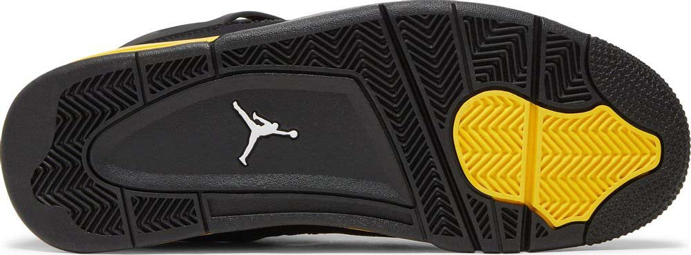 Soles of Nike Air Jordan 4 "Thunder" au.sell