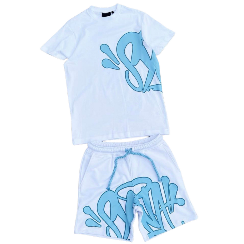 Syna World T-Shirt and Short Set White Blue (Australia Exclusive) - Buy at au.sell