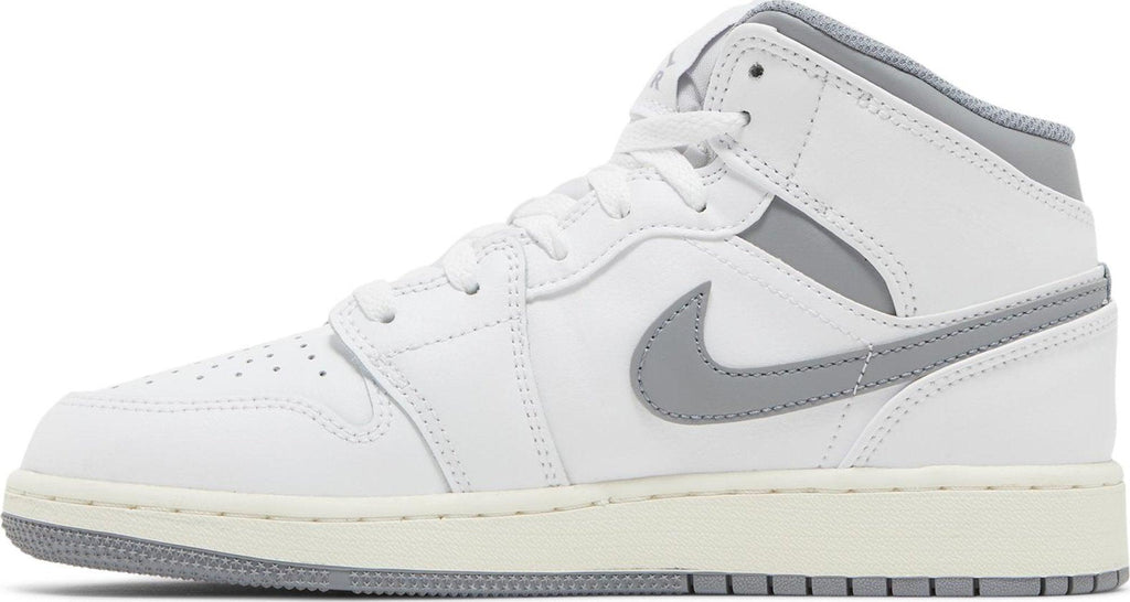Side View Jordan 1 Mid "Neutral Grey" (GS) au.sell store