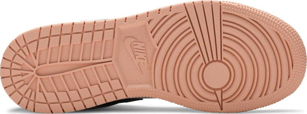 Soles of Nike Air Jordan 1 Low "Light Arctic Orange" (GS) au.sell store