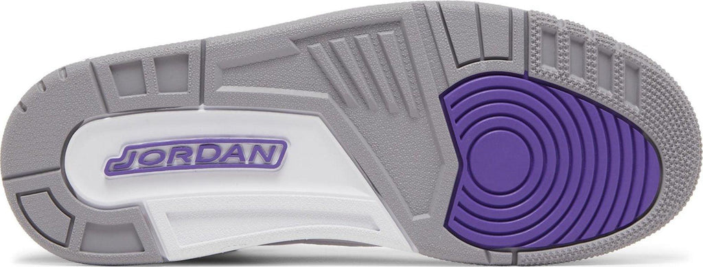 Soles of Nike Air Jordan 3 "Dark Iris" (GS) au.sell store