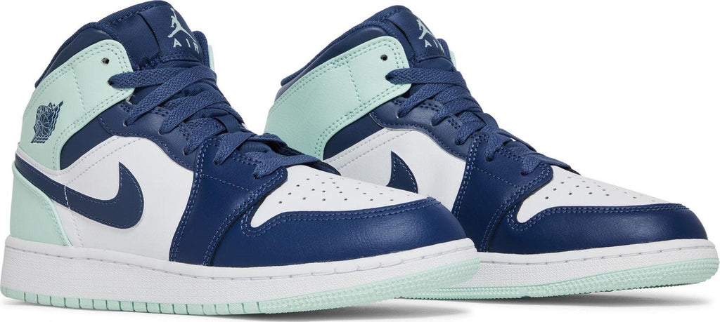 Both sides Nike Air Jordan 1 Mid "Blue Mint" (GS) au.sell store