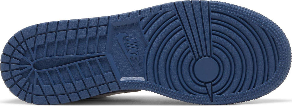 Soles of Nike Air Jordan 1 Low "Slate Blue Navy" (GS) au.sell store