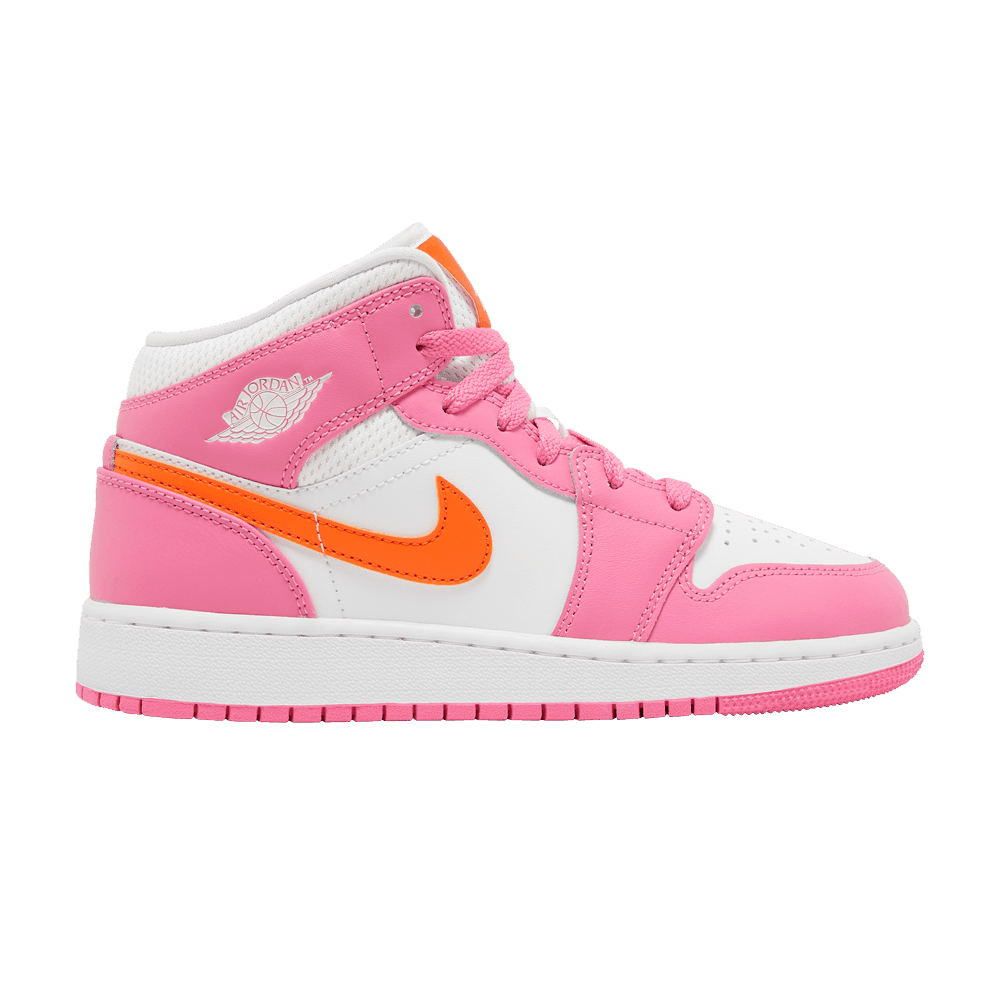 Nike Air Jordan 1 Mid "Pinksicle Orange" (GS)
