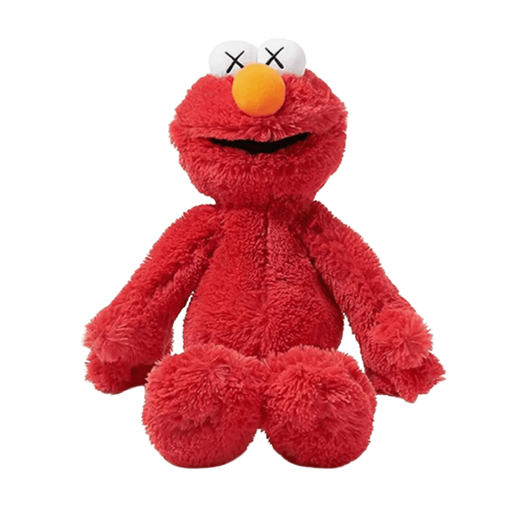 KAWS x Uniqlo Sesame Street Elmo Plush Toy au ll store