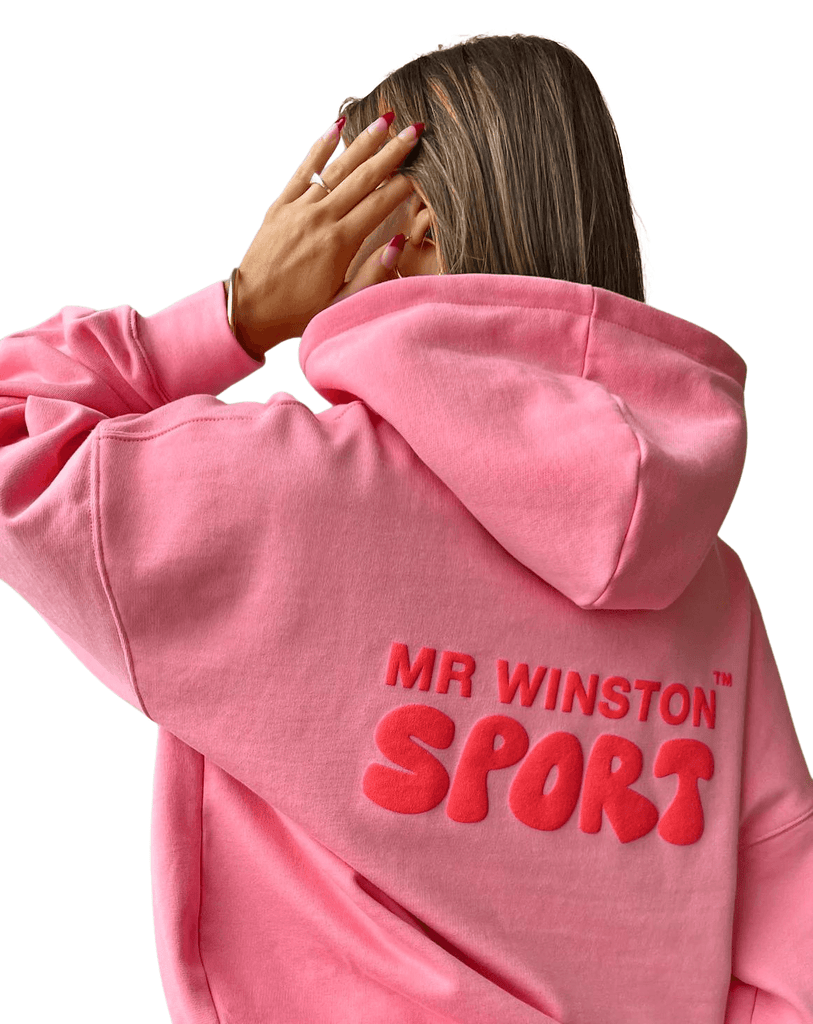Mr Winston Vintage Pink Puff Hoodie - au.sell store