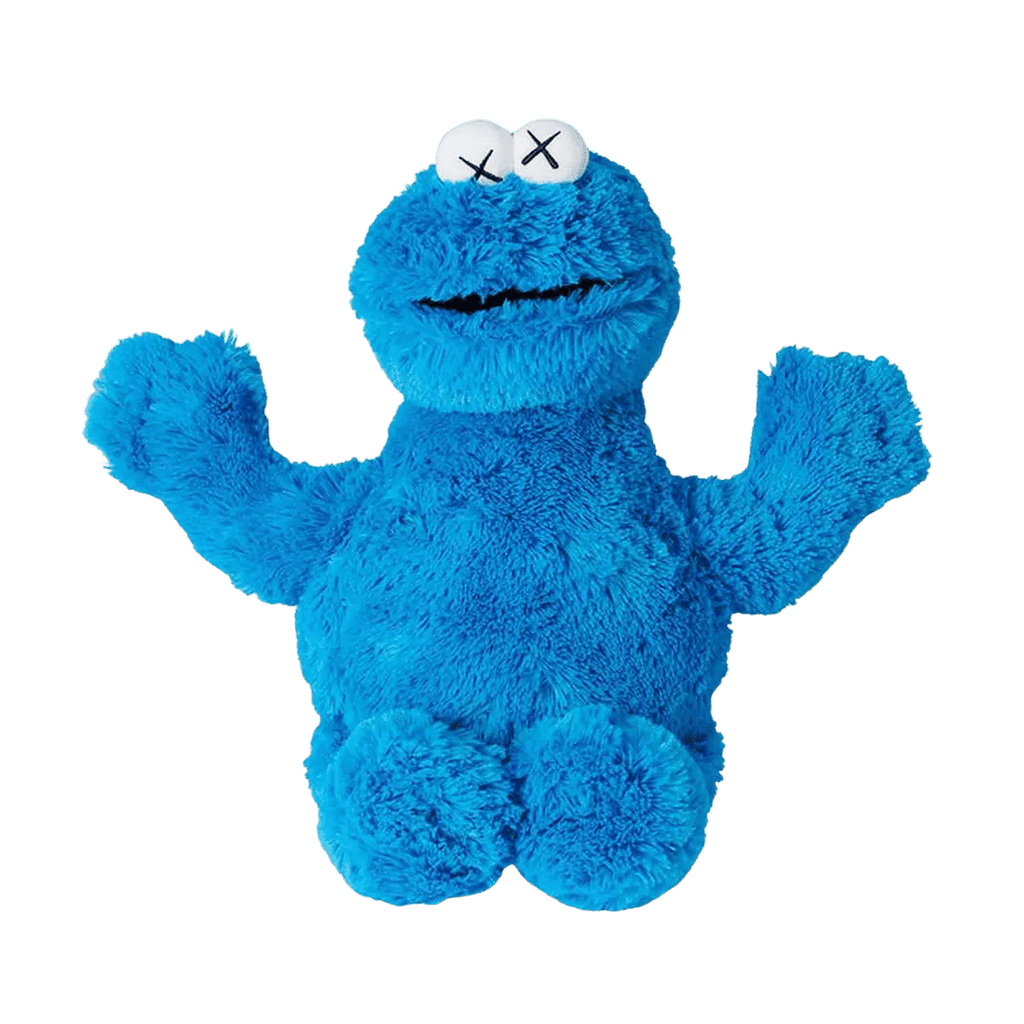 KAWS X Uniqlo Sesame Street Cookie Monster Plush Toy au.sell store