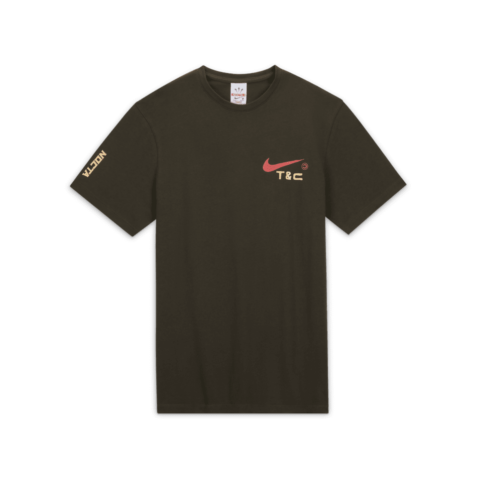 Front of Nike x NOCTA Souvenir Cactus T-Shirt Dark Khaki (SS23) au.sell