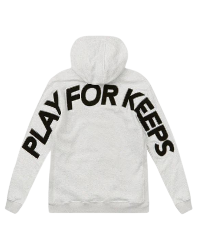 Geedup Play For Keeps Hoodie White Marle Black - Shop now in Australia