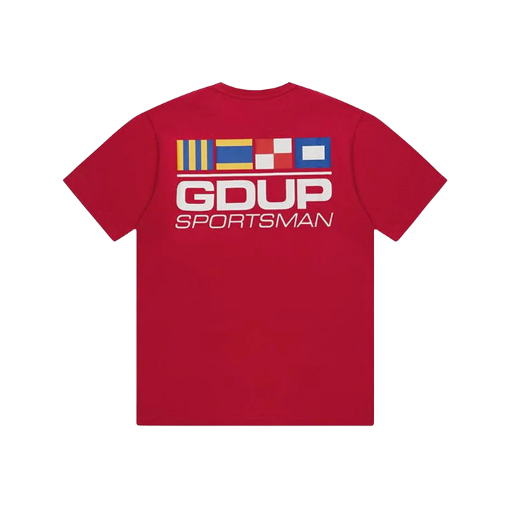 Geedup Sportsman Flag T-Shirt Red - Available in Australia at au.sell store