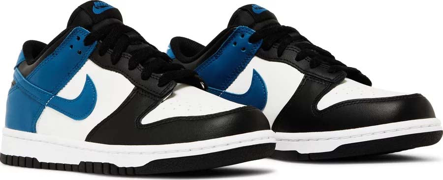 The newest Nike Dunk Low "White Blue Black" has just dropped in gs sizes, with free express postage at au.sell store.