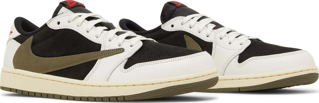 Both Sides of Nike Air Jordan 1 Low OG SP x Travis Scott "Olive" (Women's) au.sell