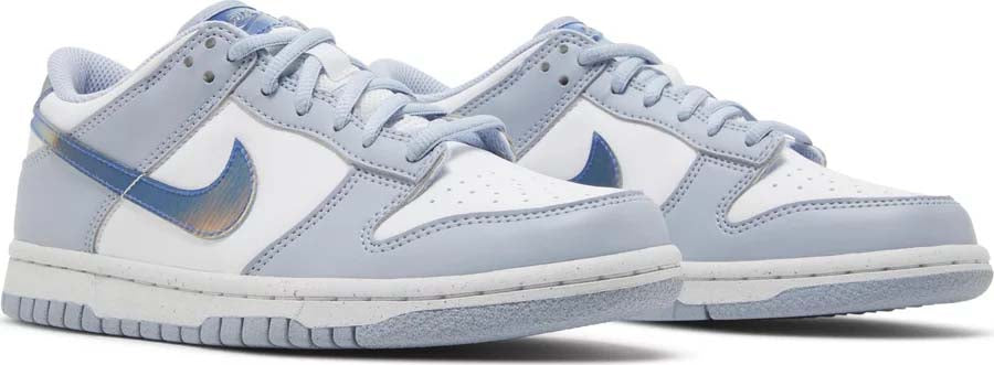 Both Sides of the Nike Dunk Low "Next Nature - Blue Whisper Iridescent" (GS) au.sell store