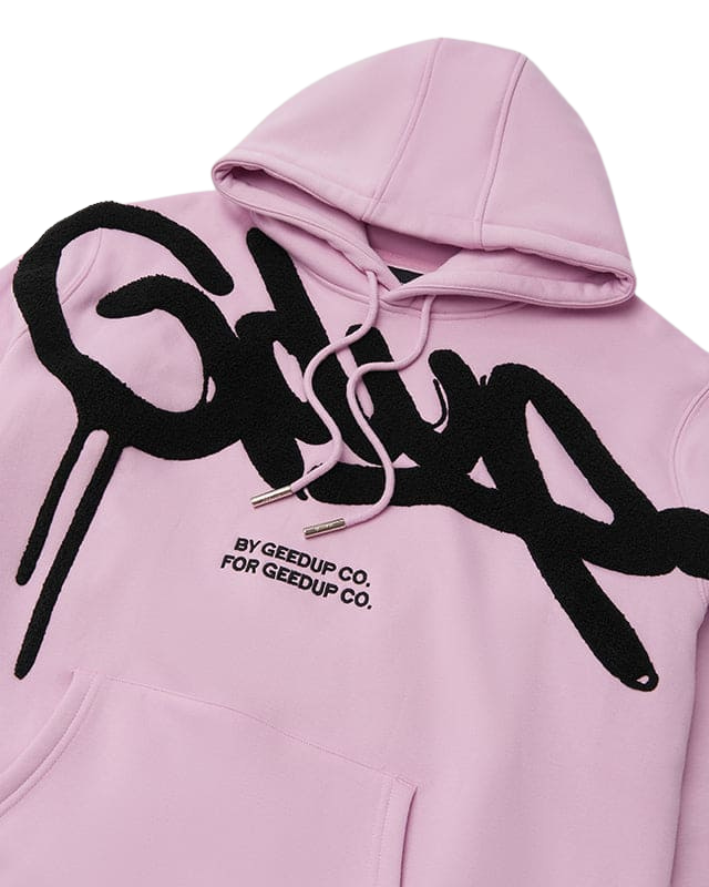 Find the Geedup Handstyle Hoodie Lavender Black in Australia here