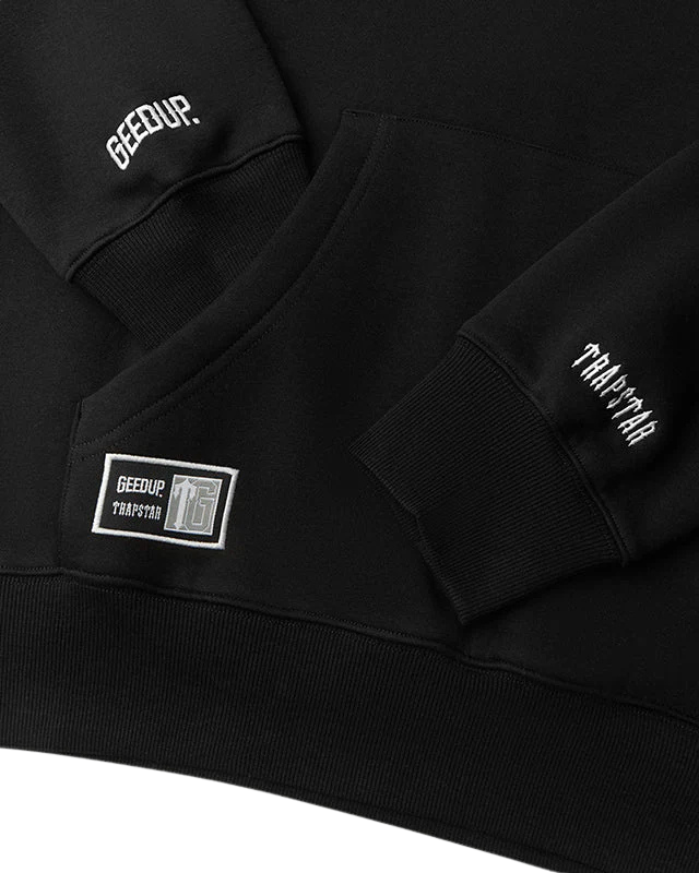 Find the Geedup Handstyle Hoodie x Trapstar Irongate Arch Black White in AUS