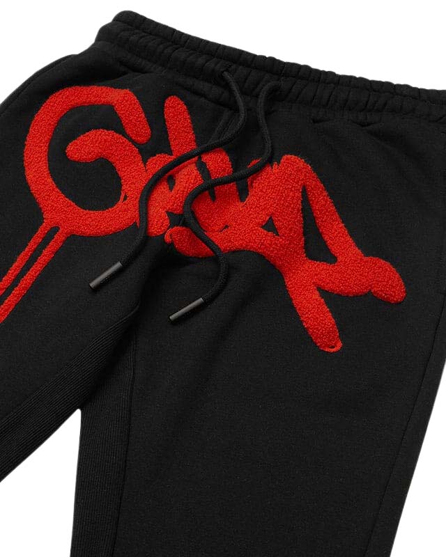 Shop for the Geedup Handstyle Trackpants Black Burnt Orange at au.sell.