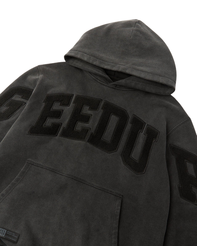 Geedup Team Logo Hoodie Vintage Washed Black - Free shipping at au.sell