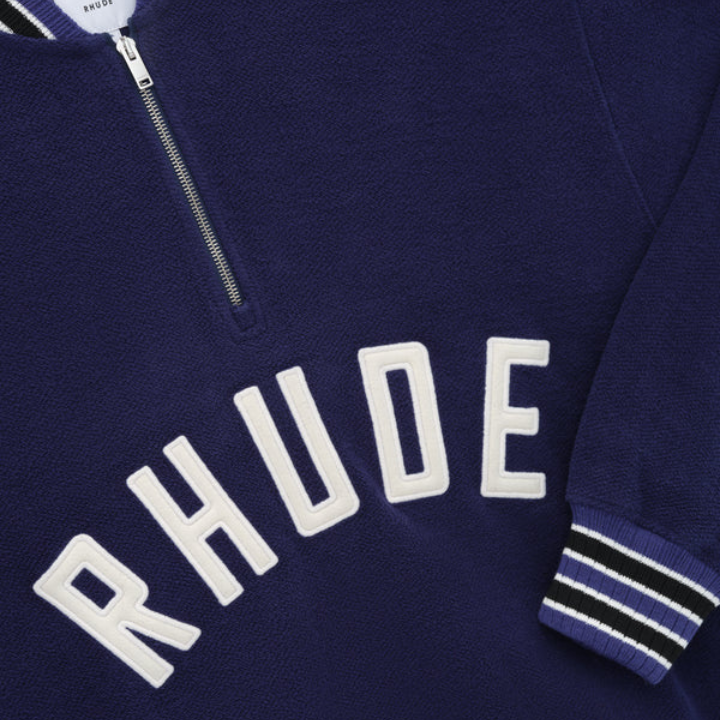 Rhude Varsity Sweater Navy - Wear now, pay later with Afterpay