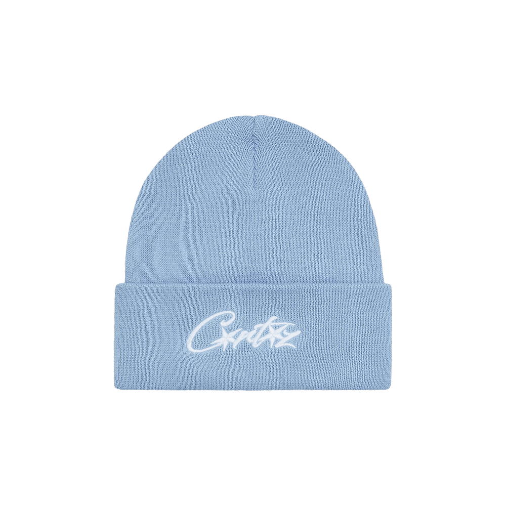 Corteiz Allstarz Folded Beanie "Baby Blue" - Shop Corteiz at au.sell store