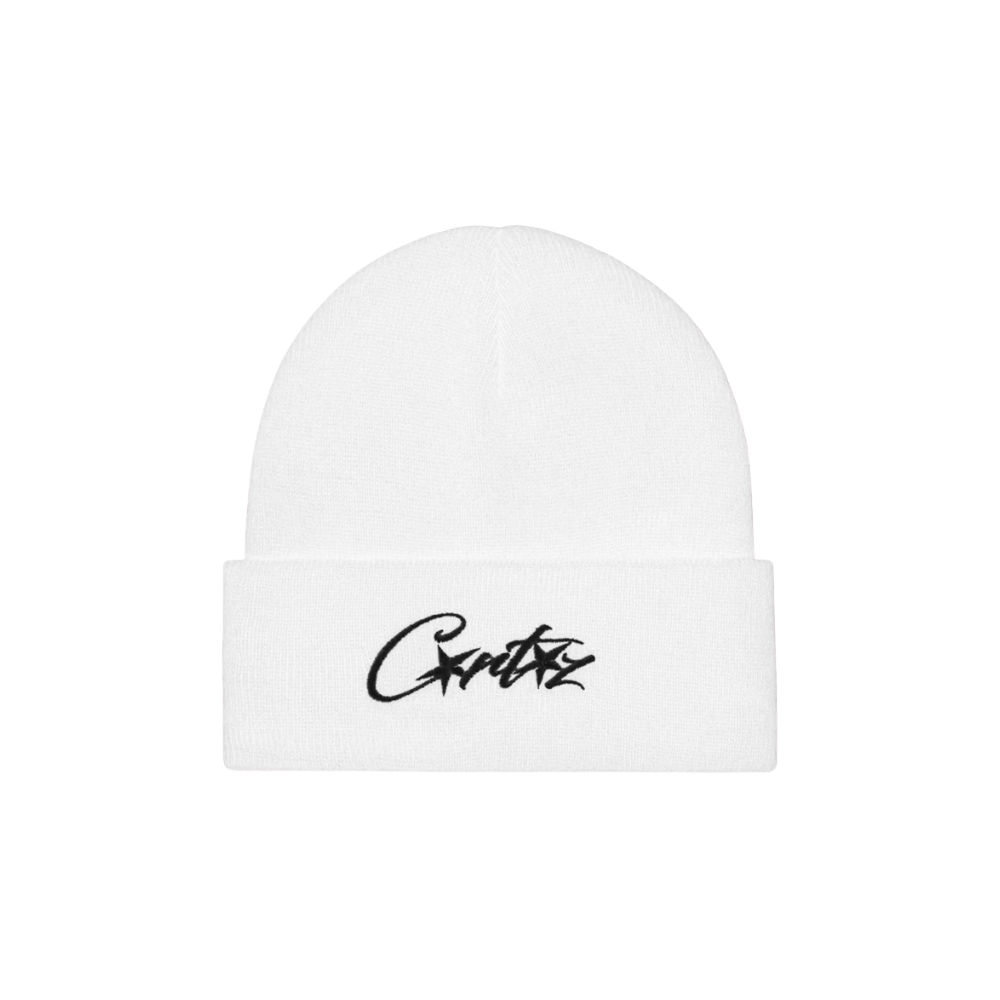 Corteiz Allstarz Folded Beanie "White" - Available online at au.sell store