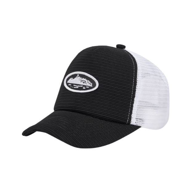 Corteiz Short Peak Trucker Hat Black - Shop now only at au.sell store in Australia 