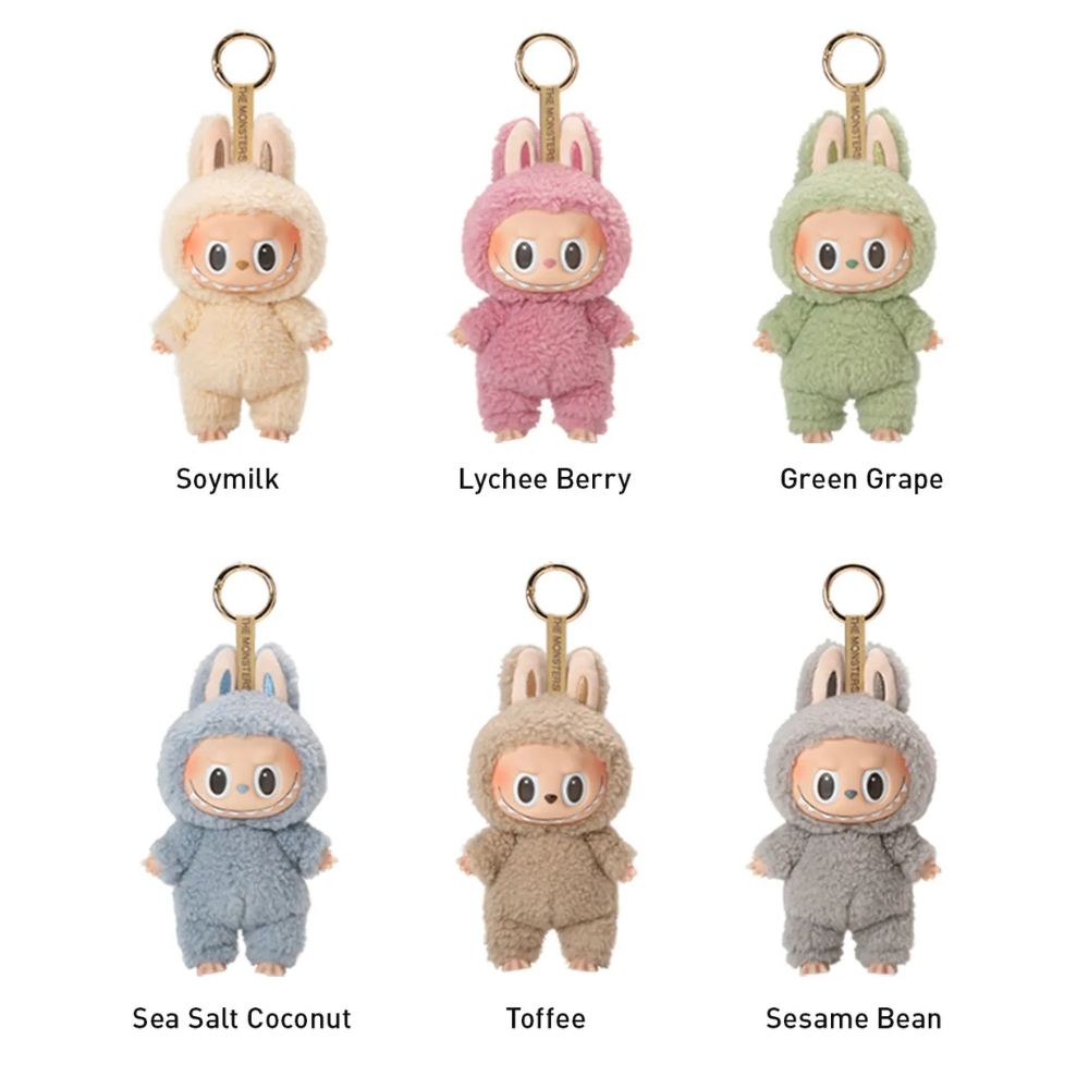 Every character of the Pop Mart Labubu The Monster Tasty Macarons Vinyl Face Sealed Case Series