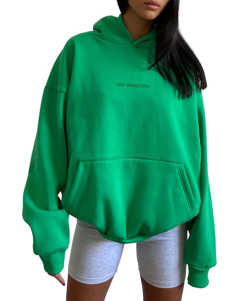 Mr Winston Irish Green Puff Hoodie