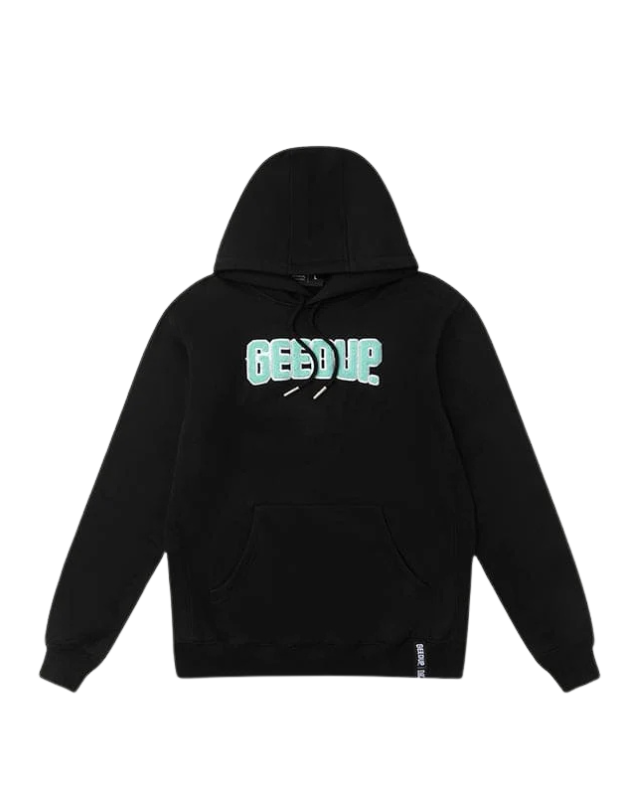 Geedup Play For Keeps Hoodie Black Teal - Available with free shipping at au.sell