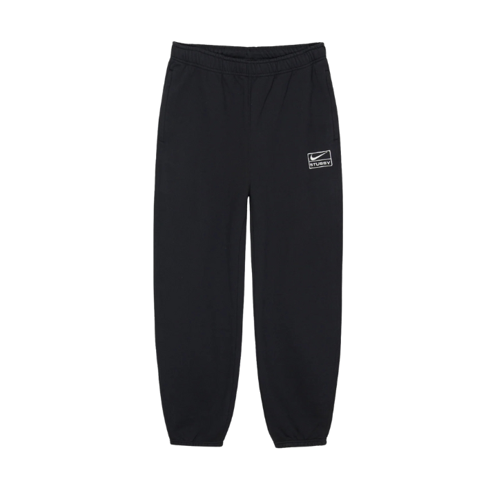 Nike x Stussy Stone Washed Fleece Pant Black (FW25) | Available at au.sell store