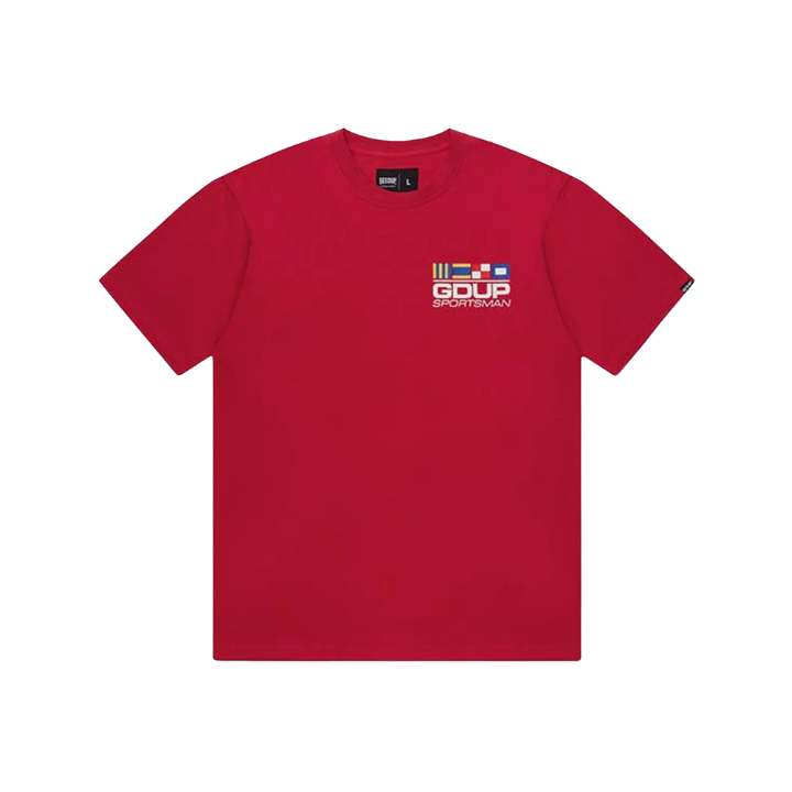 Geedup Sportsman Flag T-Shirt Red - Free Express Shipping Australia Wide