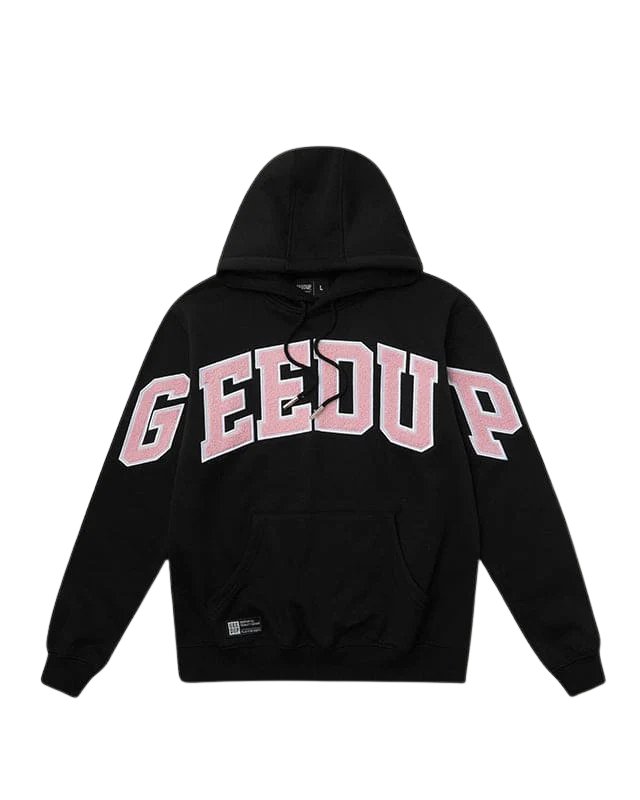 Geedup Team Logo Hoodie Black Dusty Pink - Available in Australia at au.sell store