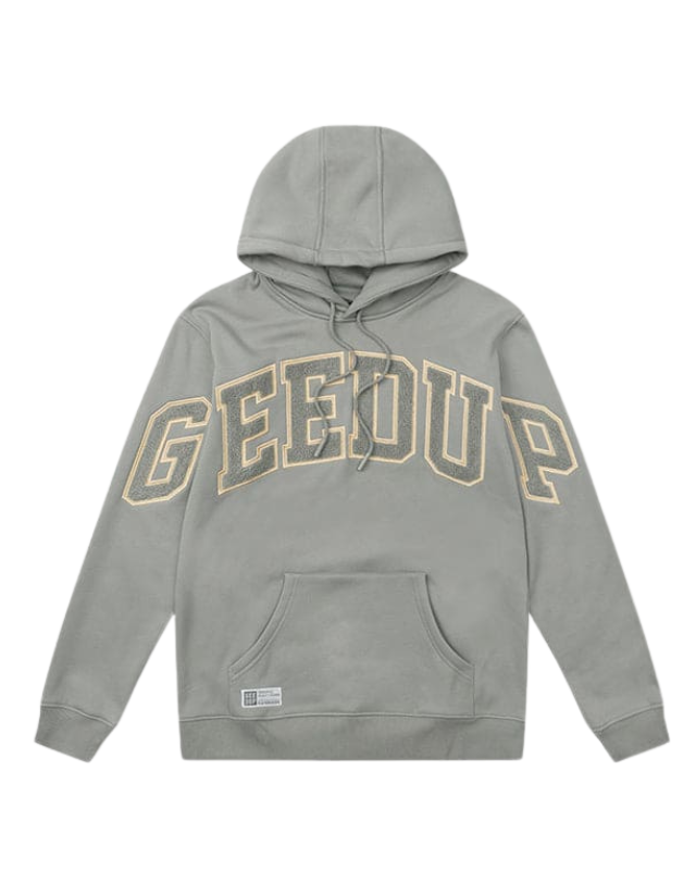 Geedup Team Logo Hoodie Nardo Grey Gold - Available at au.sell store