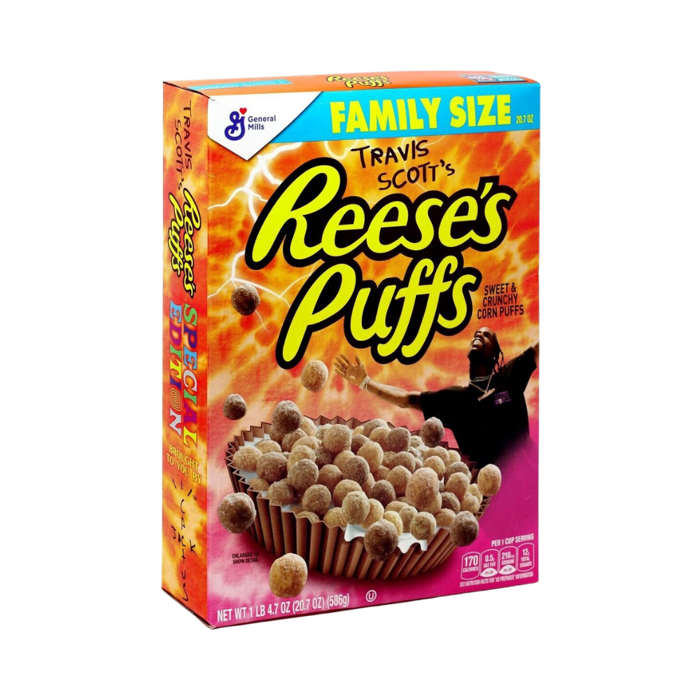 Travis Scott x Reese’s Puffs Cereal Family Size - Available at au.sell store