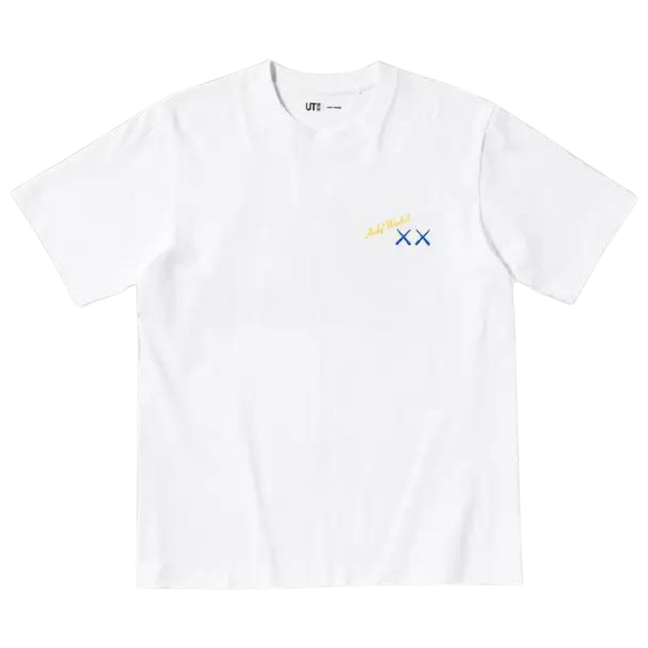 KAWS x Warhol Banana Uniqlo UT Graphic T-Shirt White (SS24) - Free Australia wide shipping at au.sell store