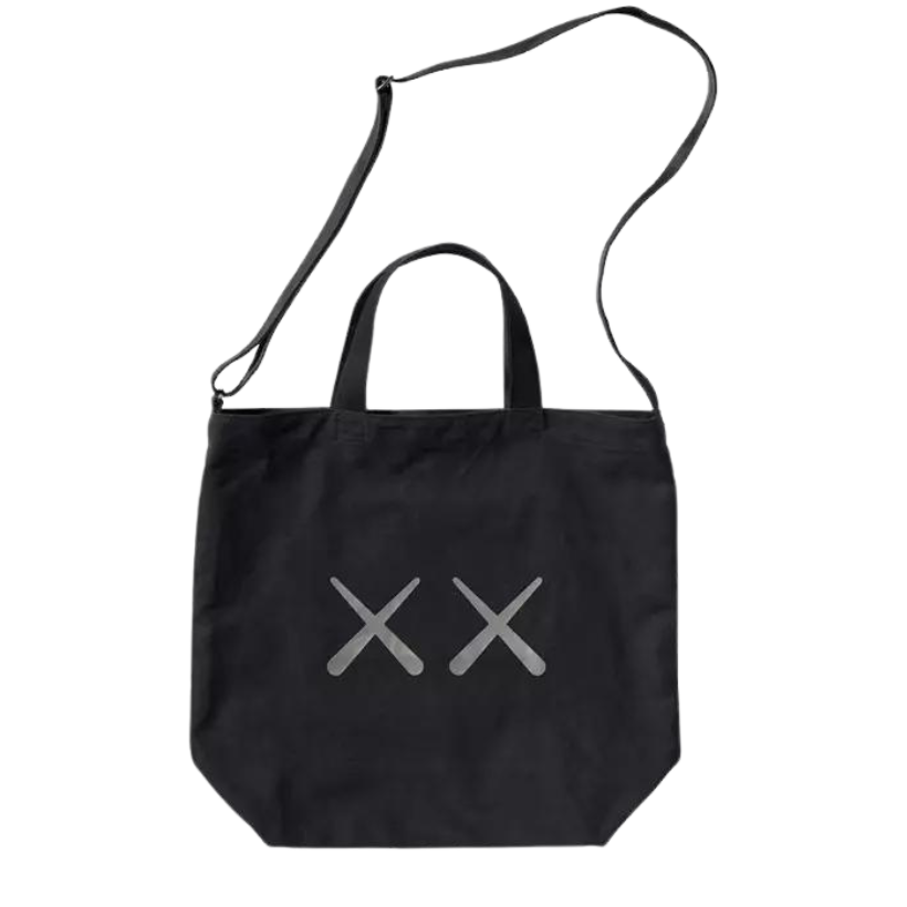 KAWS x Warhol Uniqlo 2Way Tote Bag Black - Available at au.sell store