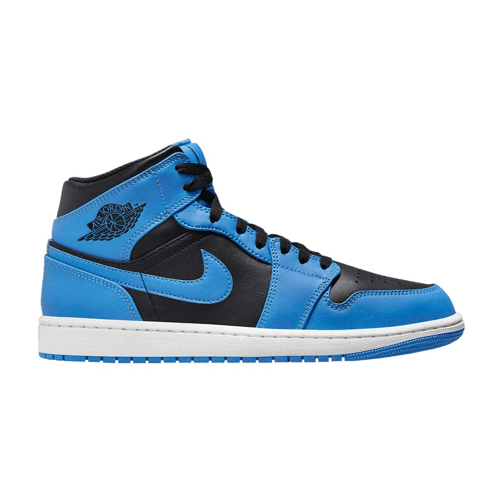 Shop the Nike Air Jordan 1 Mid University Blue Black at au.sell 